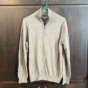 Eddie Bauer Merino Wool Blend 1/4 Zip Sweater Large